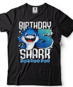 Birthday Shark 5th Birthday Boy Shark 5 Years Shark Shirt