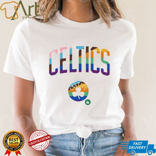 Boston Celtics Logo Pride 2022 T Shirt