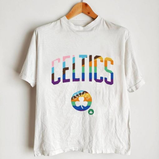 Boston Celtics Logo Pride 2022 T Shirt