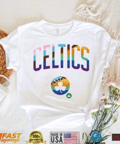 Boston Celtics Logo Pride 2022 T Shirt