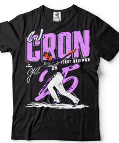 C.J. Cron Colorado Chisel Baseball Signatures Shirt