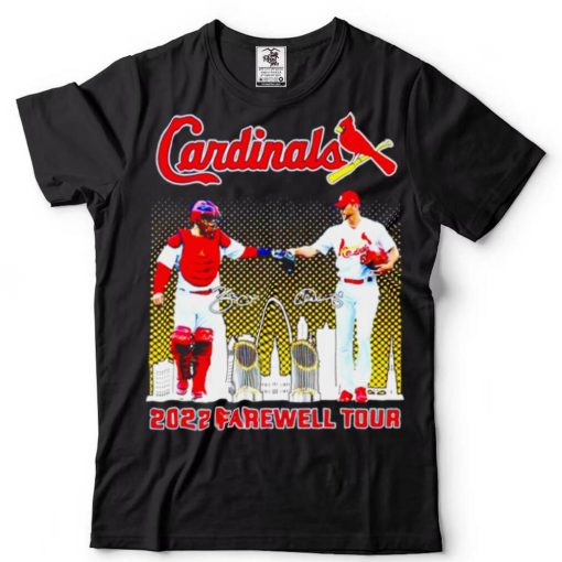 Cardinals 2022 farewell tour signatures shirt
