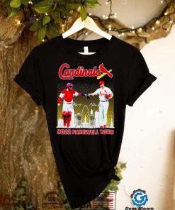 Cardinals 2022 farewell tour signatures shirt