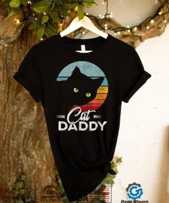 Cat Daddy Vintage Best Cat Dad Ever Funny Cat Lover Gift T Shirt