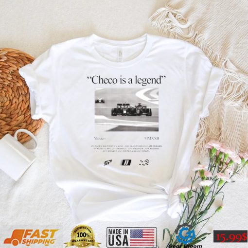 Checo Is A Legend Shirt Acapella X Sergio Pérez Merch Checo Is A Legend Shirt