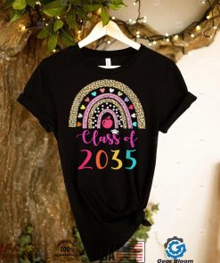 Class Of 2034 Rainbow Pink Graduate Preschool Kindergarten T Shirt (1)