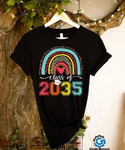 Class Of 2034 Rainbow Pink Graduate Preschool Kindergarten T Shirt (2)