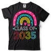 Class Of 2034 Rainbow Pink Graduate Preschool Kindergarten T Shirt (3)