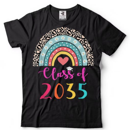 Class Of 2034 Rainbow Pink Graduate Preschool Kindergarten T Shirt (4)