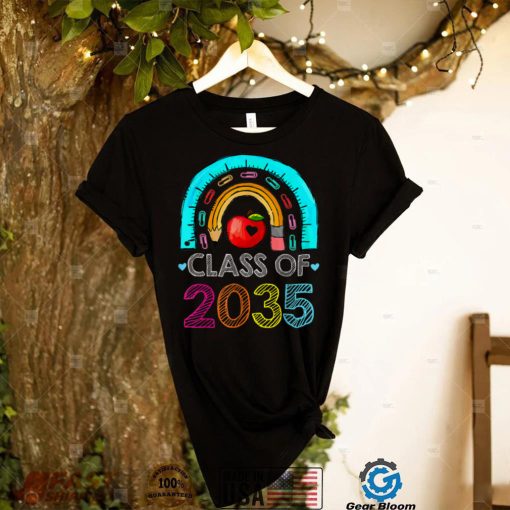 Class Of 2034 Rainbow Pink Graduate Preschool Kindergarten T Shirt (7)