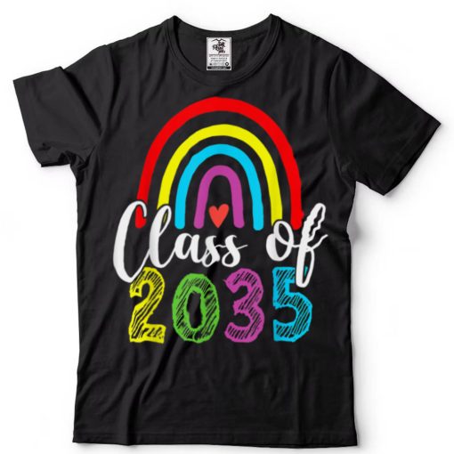 Class Of 2035 Grow With Me Pre K Kindergarten Graduation T Shirt