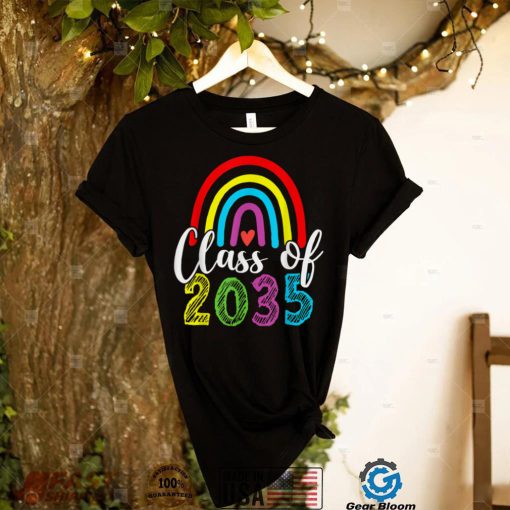 Class Of 2035 Grow With Me Pre K Kindergarten Graduation T Shirt