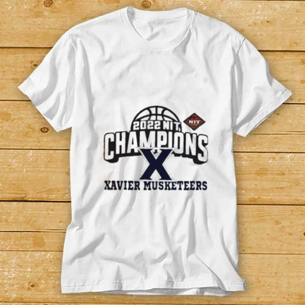 Congratulation Xavier Musketeers Champions NIT 2022 NBA T Shirt - Gearbloom