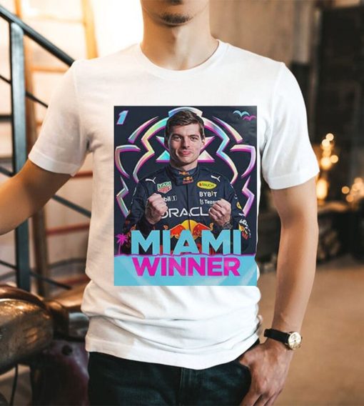 Congratulations Max Verstappen Wins Miami GP Formula 1 T Shirt