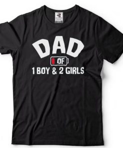 Dad Of 1 Boy And 2 Girls Father’s Day Gift Shirt