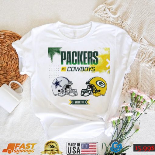 Dallas Cowboys Vs Green Bay Packers Week 10 NFL T Shirt