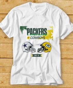 Dallas Cowboys Vs Green Bay Packers Week 10 NFL T Shirt