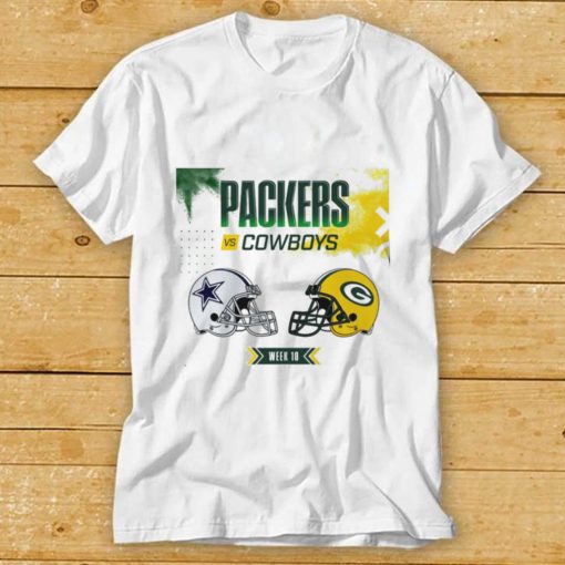 Dallas Cowboys Vs Green Bay Packers Week 10 NFL T Shirt