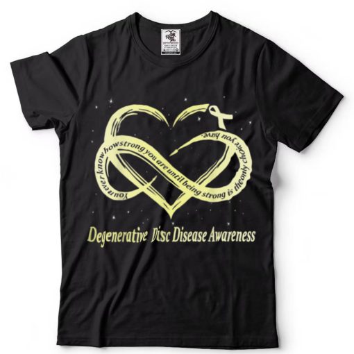 Degenerative Disc Disease & Warrior DDD Awareness T Shirt