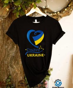 Dnipro Ukraine National Flag Heart Emblem CrestShirt Shirt