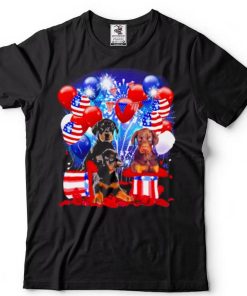 Dobermann Ballons Fireworks Balloons Fireworks Shirt