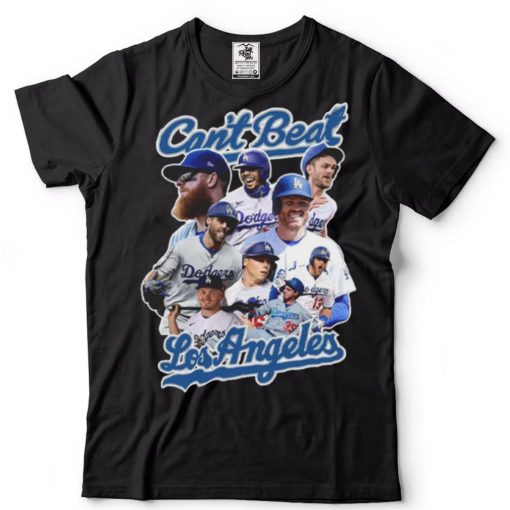 Dodgers Past & Present Vintage Shirt