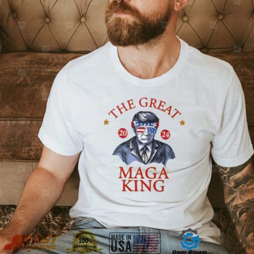 Donald Trump The Great Maga King Lincoln Style T Shirt