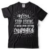 Engaged Couple Engagement Announcement Funny Engagement Tank Top