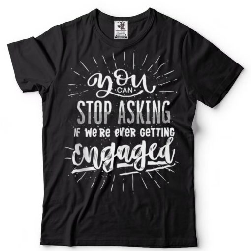 Engaged Couple Engagement Announcement Funny Engagement Tank Top