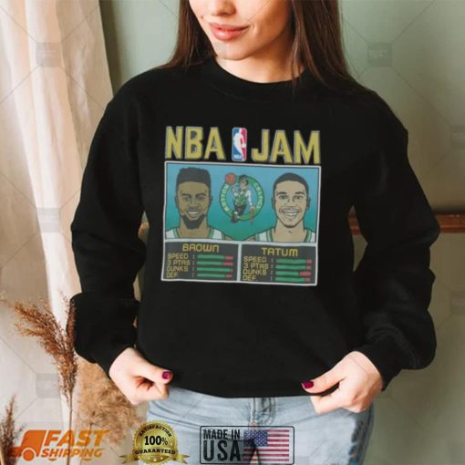 Nba Jam Celtics Brown And Tatum Shirt