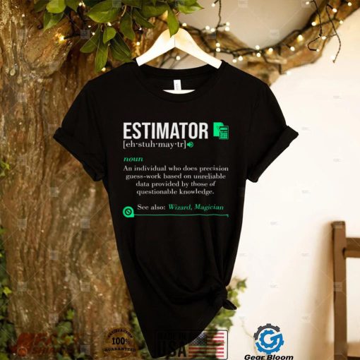 Estimator Estimating Calculations JobsShirt Shirt