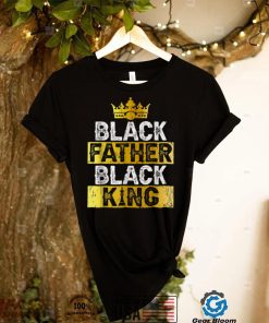 Father's Day Black Father Black King African American Dad T Shirt