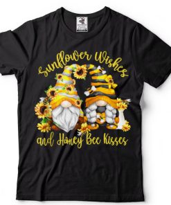 Floral Sunflower Wishes For Mom With Cute Honey Bee Gnome Tank Top