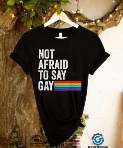 Florida Gay Not Afraid To Say Gay LGBTQ Gay Rights T Shirt
