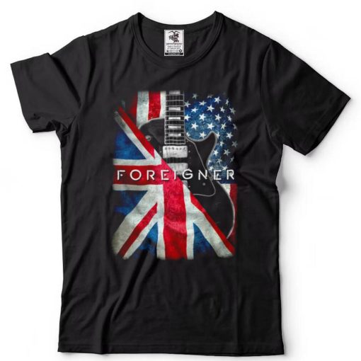 Foreigner British American Guitar Mens T Shirt