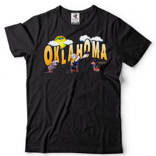 Fun Oklahoma State Bird Scissor Tail, Armadillo, and Snake T Shirt