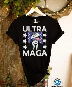 Funny Trump Great Maga King American Flag Shirt