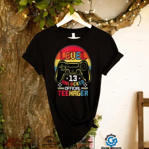 Funny level 13th unlocked official teenager,13th birthday T Shirt
