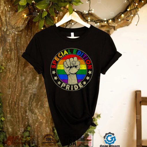 Gay Pride Fist LGBT Boys Men Special Edition T Shirt