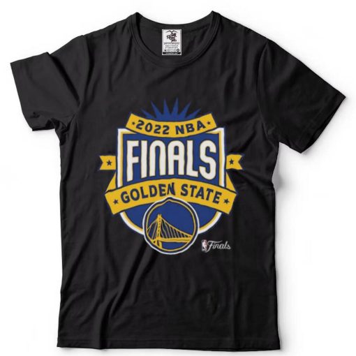 Golden State Warriors Sportiqe 2022 NBA Finals Crest Comfy T Shirt