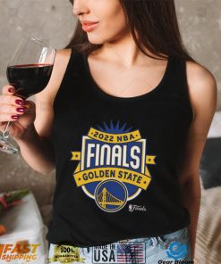 Golden State Warriors Sportiqe 2022 NBA Finals Crest Comfy T Shirt