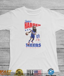 Graphic Design James Harden Philadelphia Sixers Basketball Unisex T Shirt