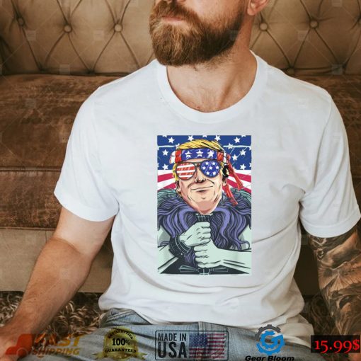 Great Maga King Usa Maga Trump Ultra Maga Crowd 4th Of July T shirt