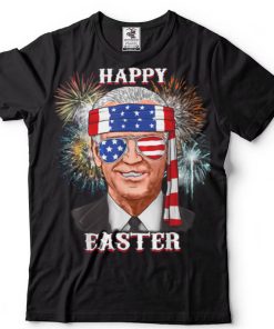Happy Easter Confused Joe Biden 4th Of July Funny T Shirt