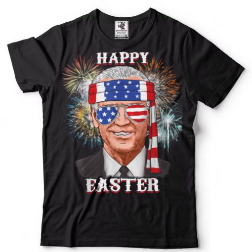 Happy Easter Confused Joe Biden 4th Of July Funny T Shirt