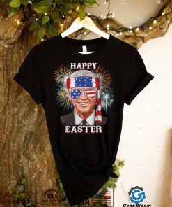 Happy Easter Confused Joe Biden 4th Of July Funny T Shirt