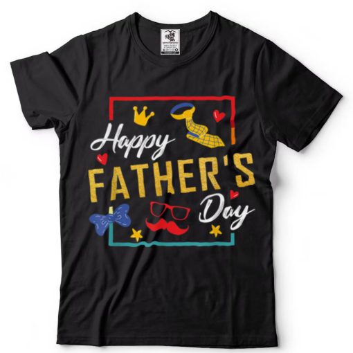 Happy Father’s Day Funny Glasses Mustache Matching Family T Shirt