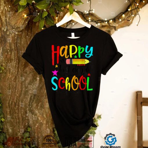 Happy Last Day Of School Shirt Hello Summer Teacher Student T Shirt