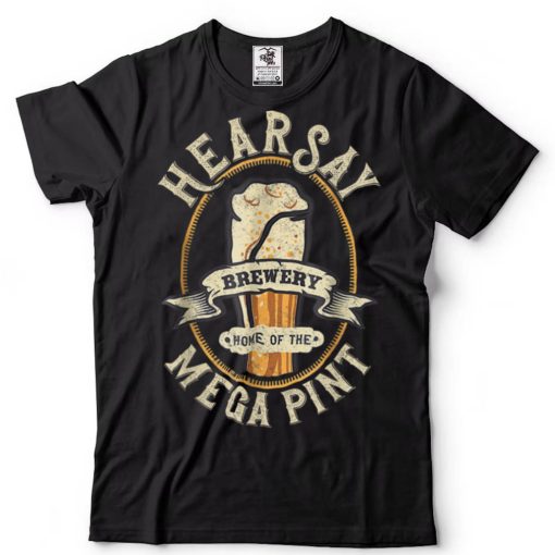Hearsay Mega Pint Brewing Objection Hear Say Vintage T Shirt