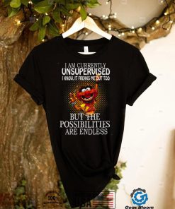 I Am Currently Unsupervised I Know It Freaks Me Out Too But Possibilities Are Endless shirt